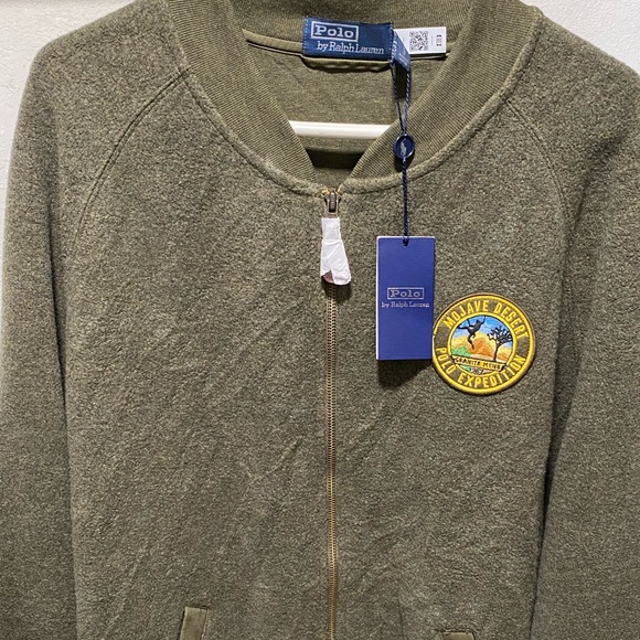 Polo by Ralph Lauren men's fleece bomber jacket size XL new with tags.